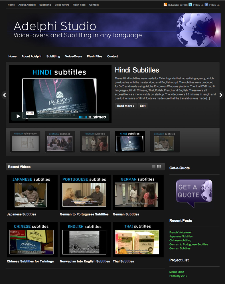 Adelph Studio Voice-over and Subtitling