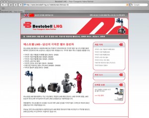 Korean website translation