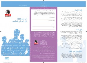 TB Alert Urdu Translation and typesetting Sample (Click to enlarge)